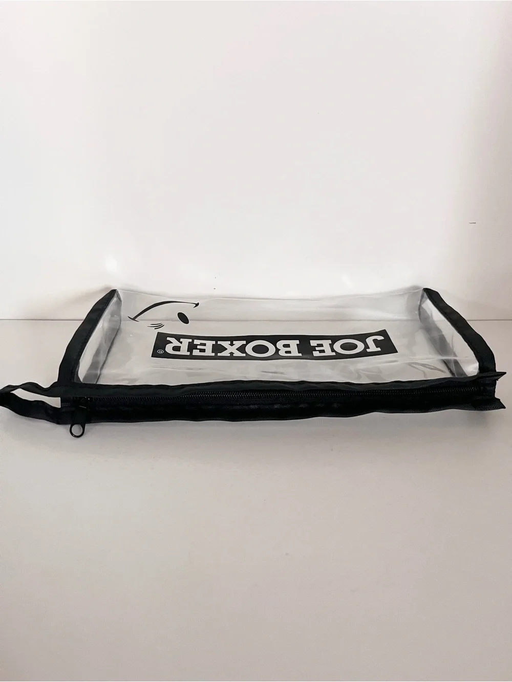 Joe boxer clear zippy pouch